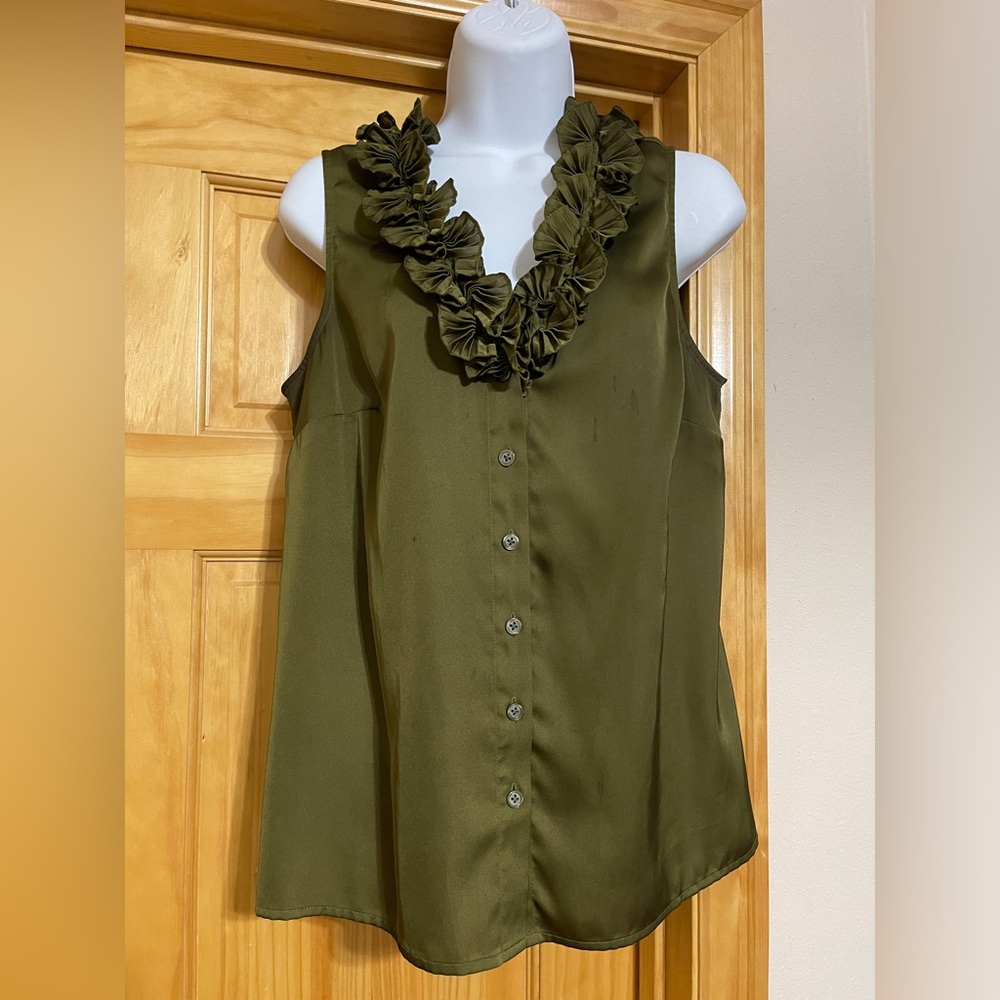 Silky Sleeveless Blouse